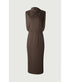 Gemma Dress - Brown/Taupe