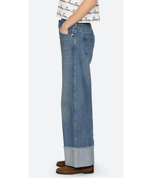 Zayna Cuffed Jean - Blue
