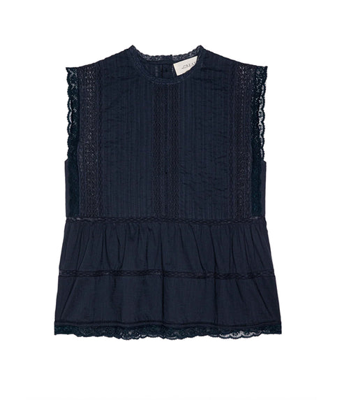 The Sonnet Top - Navy