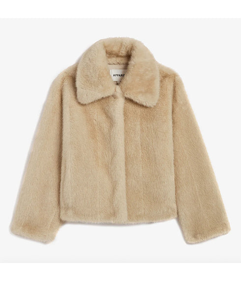 Elis Coat - Latte Multi