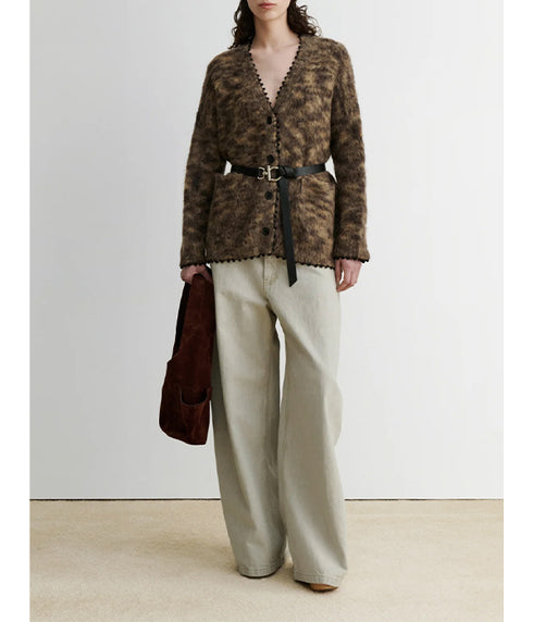 Fuchs Cardigan - Chocolate Space Dye