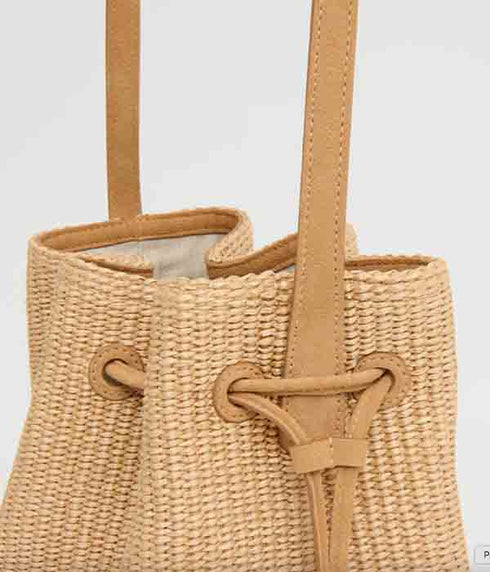 Drawstring Cabas - Natural