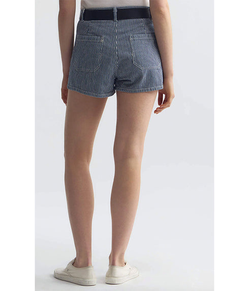 Harley Striped Shorts - Indigo Stripe Rinse