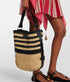 Bayia Raffia Bag - Black/Natural