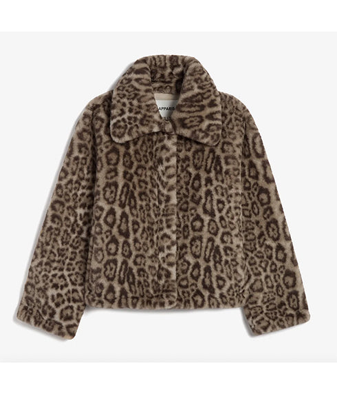 Elis Coat - Light Leopard