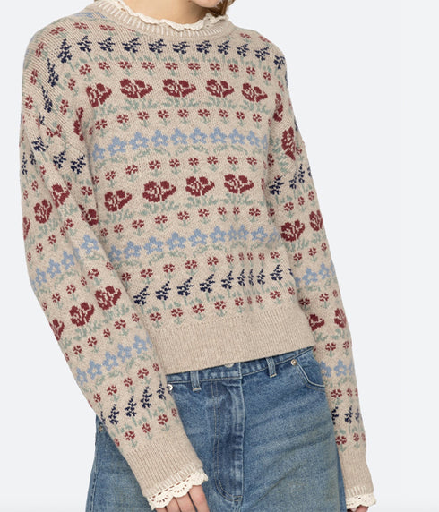 Preston Knit Sweater - Cream