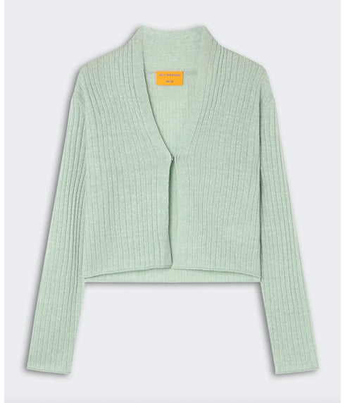 Rib Stealth Cardigan - Sage Brush