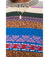 The Extra Crop Jumper - Red Ivory Blue Multi Stripe