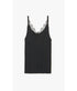 Aronia Silk Tank - Black