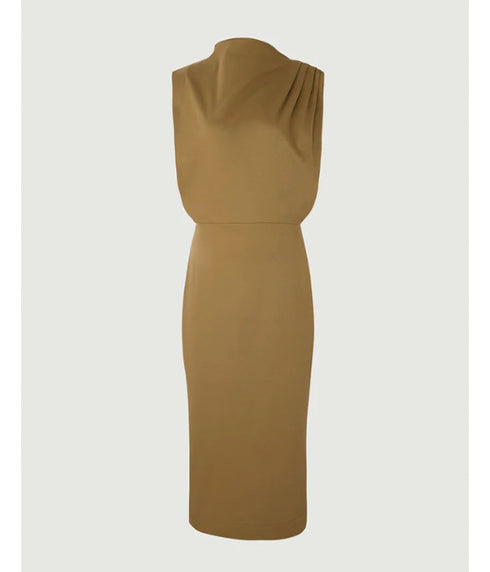 Gemma Dress - Beige Vert