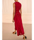 Etta Sleeveless Silk Dress - Cerise