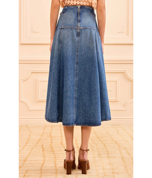 The Brigette Skirt - Danube