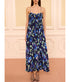 Clove Cami Silk Dress - Evening Bloom