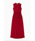 Etta Sleeveless Silk Dress - Cerise