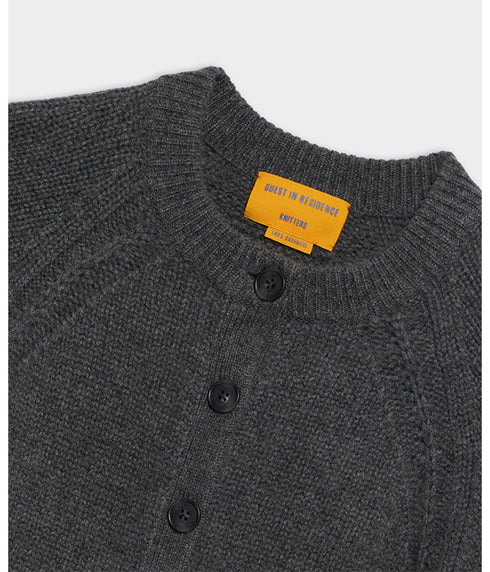 Sculpted Cardigan - Charcoal
