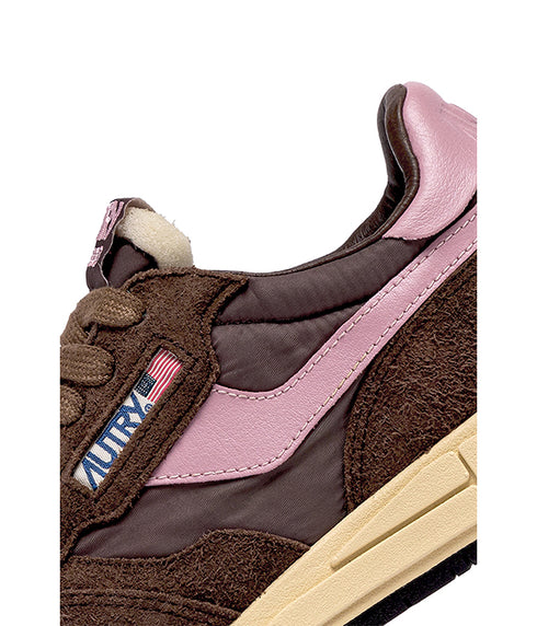 Reelwind Low Sneakers - Chocolate / Pink