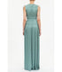 Tasneem Deep V Gown - Sea Glass