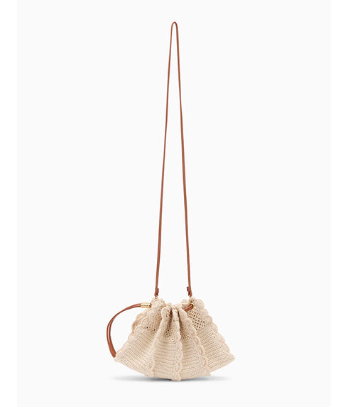 Adria Crochet Crossbody - Cowrie