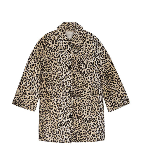 The Car Coat - Vintage Leopard