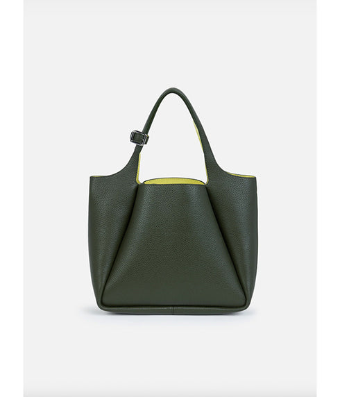 The Trapeze Bucket Bag - Forest Multi