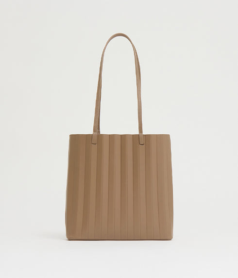 Pleated Filo Tote - Anise