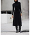 The Turtleneck Dress - Black