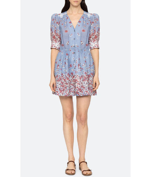 Whitney Print Mini Dress- Floral