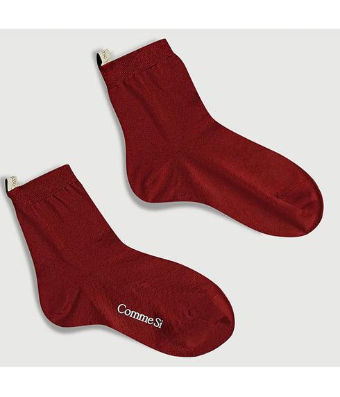 The Celeste Sock - Cabernet