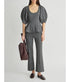 Ponte Pull On Pants - Heather Grey