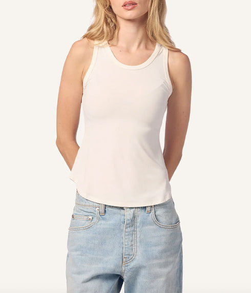 Jameela Racerback Tank - Gardenia