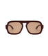Jane Sunglasses - Dark Brown w/ Amber Lens