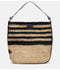 Bayia Raffia Bag - Black/Natural