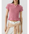 Smocked Shrunken Polo - Sprinkle/Burnt Sienna