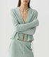 Rib Stealth Cardigan - Sage Brush