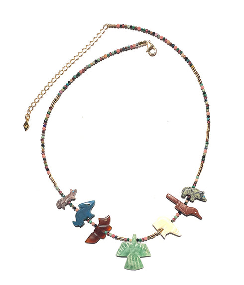 Amulets Tourmaline Necklace
