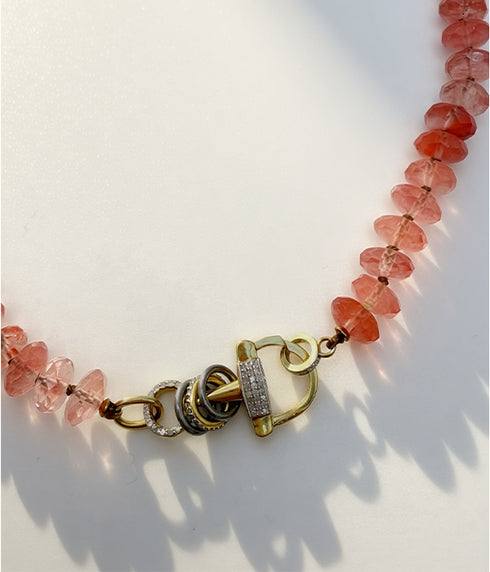Cherry Quartz Necklace