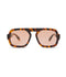 Jane Sunglasses - Brown Tortoise w/ Maroon Lenses