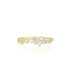 Diamond Cluster Ring - Yellow Gold SZ 7