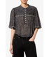 Douna Top - Black/Ecru