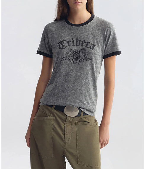 Lana Tee - Heather Grey/Jet Black