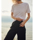 The Linen Perfect Tee - White.