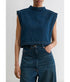 Bacchus Top - Denim Indigo