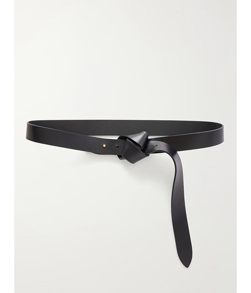 Lassio Leather Belt - Black