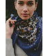 Bandana Flowers Cotton - Navy
