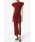 Nadela Dress - Dark Burgundy