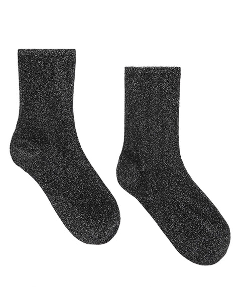 The Lurex Socks - Onyx