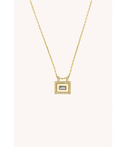 El Paso Necklace - Ivory Labradorite