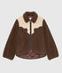 The Reversible Western Yoke Pasture Jacket - Brown w/ Cream