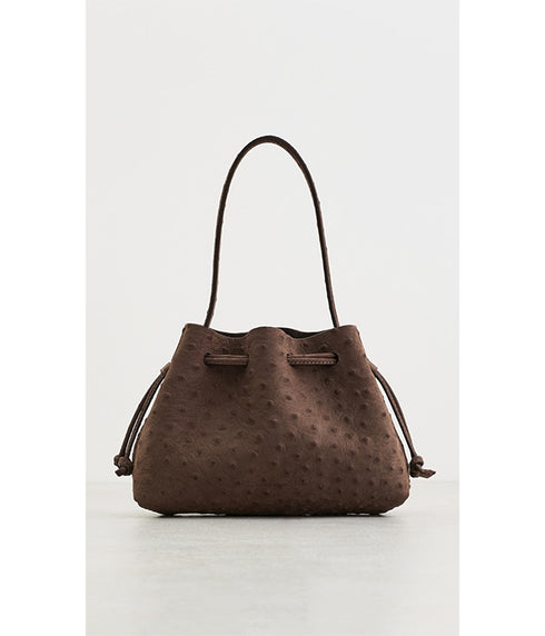 Drawstring Pochette - Ebony