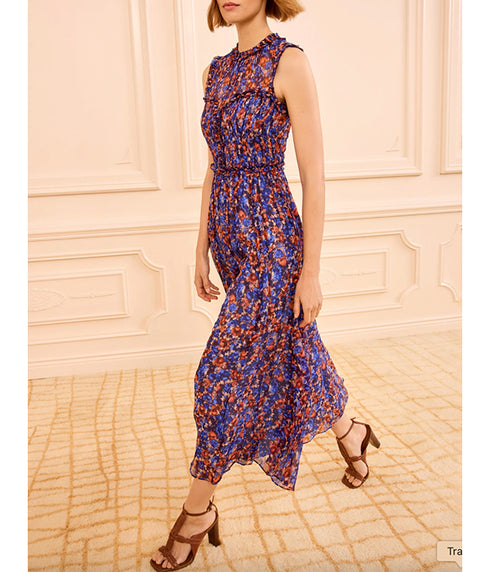 Kasia Silk Dress - Violet